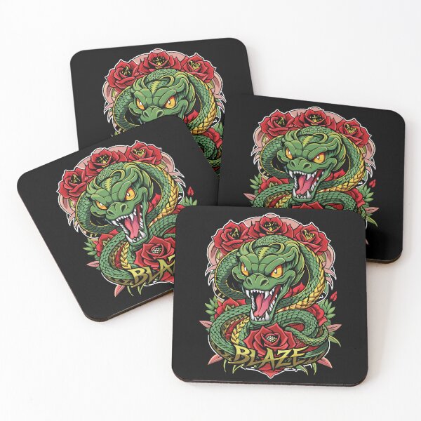 Item preview, Blazing Serpent Among Wild Flowers designed and sold by Alahchin Art.