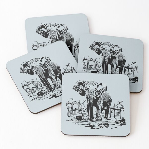 Item preview, The Elephant in the Room–Funny Elephant Metaphor designed and sold by bearification.