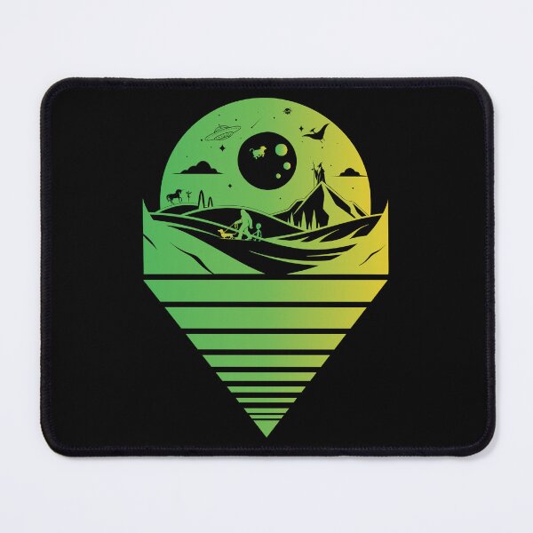 Item preview, Surreal Adventures in Dreamland - Green and Yellow designed and sold by FaeryNuff.