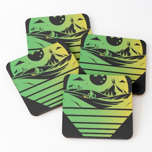 Item preview, Surreal Adventures in Dreamland - Green and Yellow designed and sold by FaeryNuff.