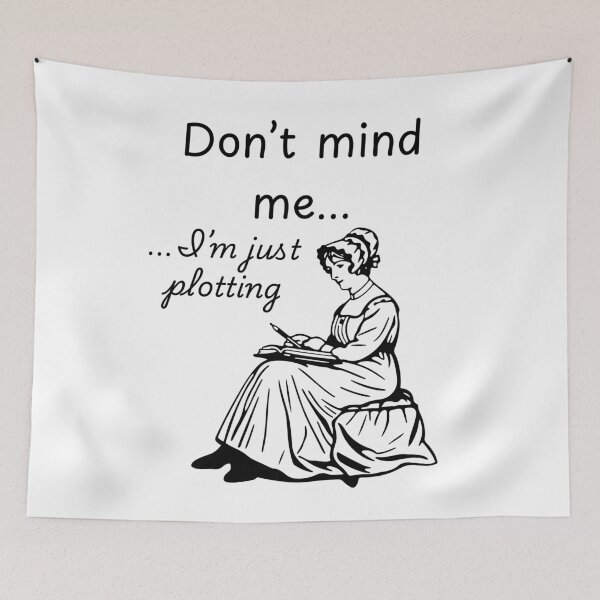 Item preview, Jane Austen Humor w/ White Background designed and sold by Blueberry CC Designs.