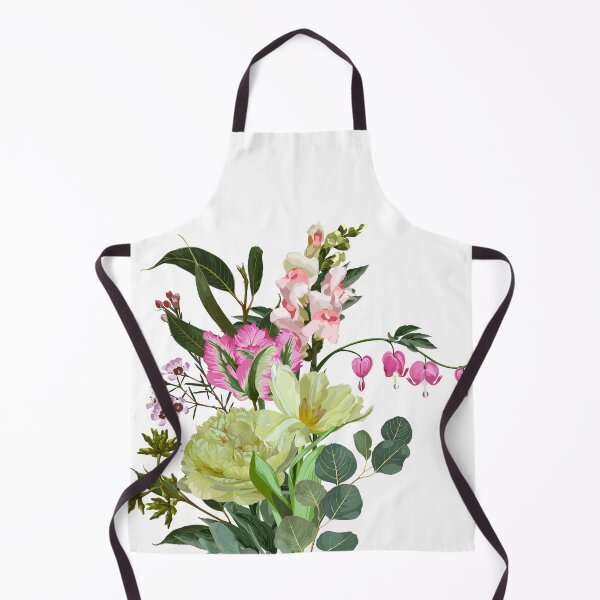 Item preview, Hand drawn illustration of a beautiful peonies and tropical flowers , eucaliptus branch bouquet. designed and sold by MatyKotiv.