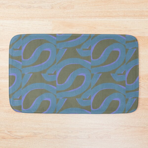 Item preview, Light Blue Noodles - Graffiti inspired minimal surf painting designed and sold by JashJhaveri.