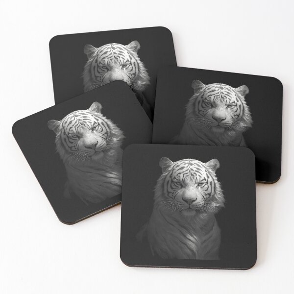 Item preview, Cute Black and White Tiger designed and sold by SMARTKIT  DESIGNAGENCY.