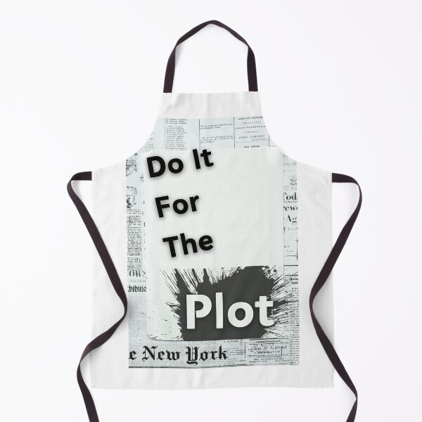 Item preview, Do It For The Plot New York Newsprint Typography Design designed and sold by DazzledPenguin.
