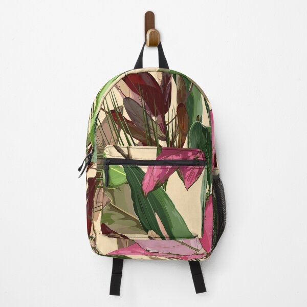 Item preview, Floral Seamless Pattern with magnolia branch, leucadendron, palm leaves with leaves. designed and sold by MatyKotiv.