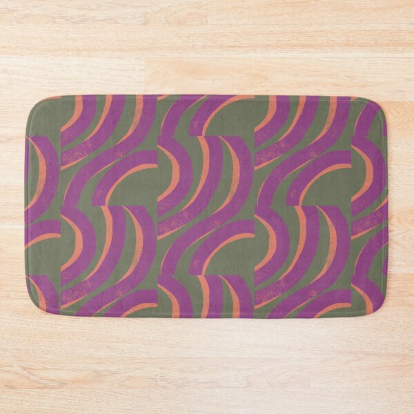 Item preview, Purple Orange Stripes - Graffiti inspired minimal surf painting designed and sold by JashJhaveri.