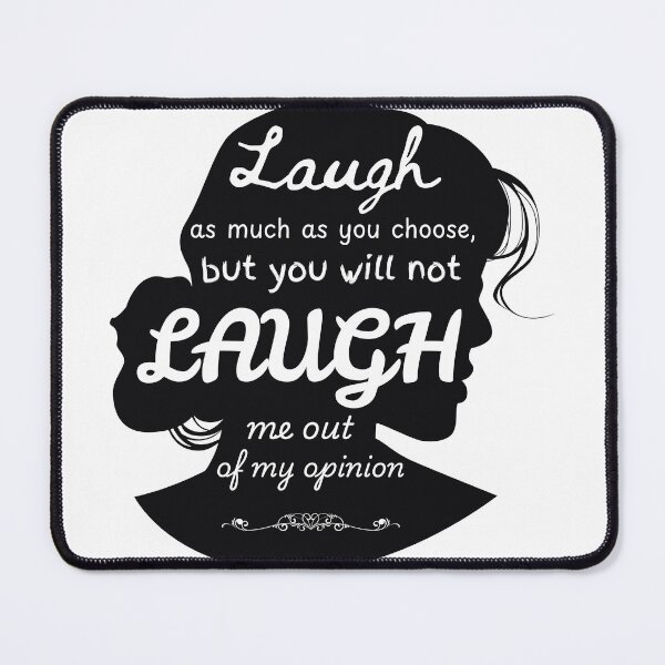 Item preview, Jane Austen Quote - Pride and Prejudice designed and sold by Blueberry CC Designs.