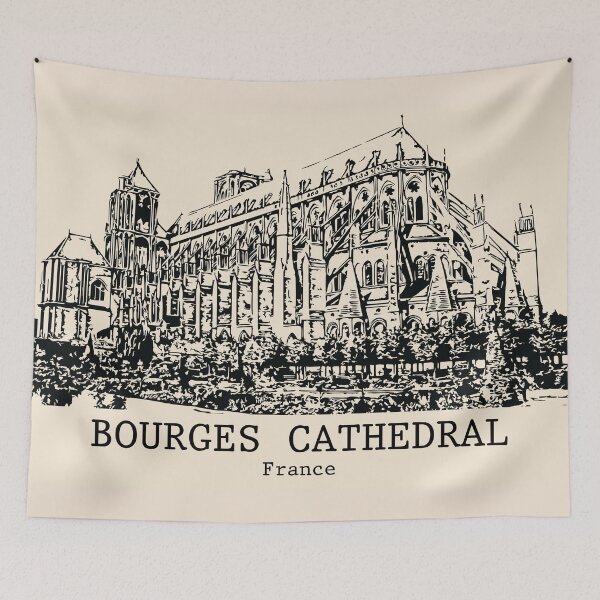 Item preview, Bourges Cathedral - France designed and sold by Lakeric Cityscapes.