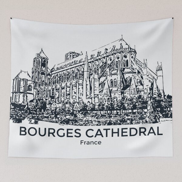 Item preview, Bourges Cathedral - France designed and sold by Lakeric Cityscapes.