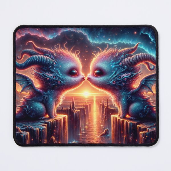 Item preview, Cosmic Encounter of Cute Creatures designed and sold by Seve-IA.
