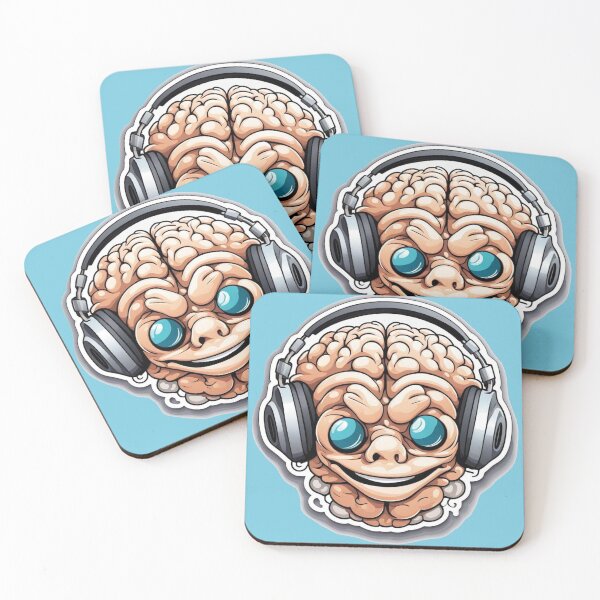 Item preview, Headphones to Brain - Zany Brainz #1 of 6 designed and sold by HauntedOpera.