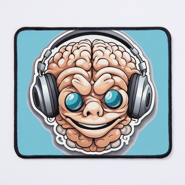 Item preview, Headphones to Brain - Zany Brainz #1 of 6 designed and sold by HauntedOpera.
