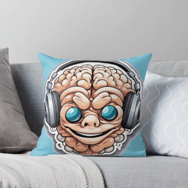 Item preview, Headphones to Brain - Zany Brainz #1 of 6 designed and sold by HauntedOpera.