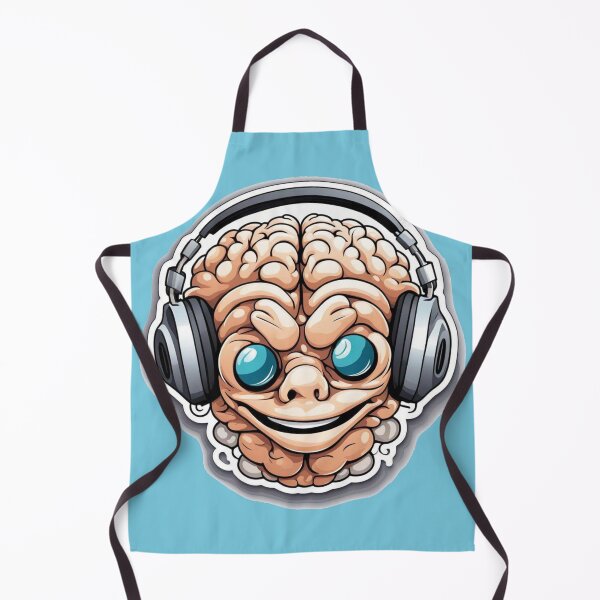 Item preview, Headphones to Brain - Zany Brainz #1 of 6 designed and sold by HauntedOpera.