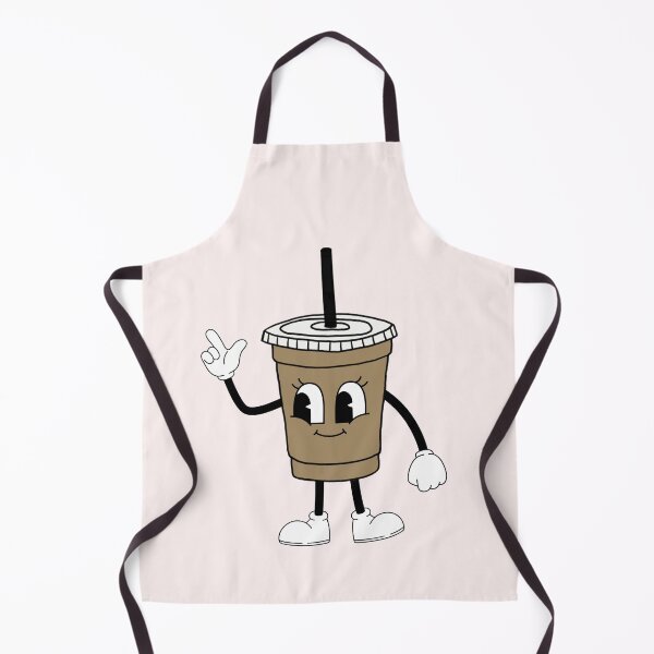 Item preview, retro iced coffee cartoon designed and sold by lovesimplicity1.