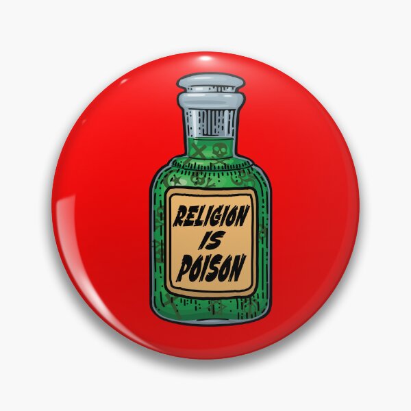 Item preview, Religion Is Poison designed and sold by Deviant Logic Design.