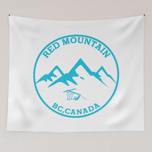 Item preview, Red Mountain BC Canada Mountains Ski Snowboard Hiking designed and sold by karmdaf.