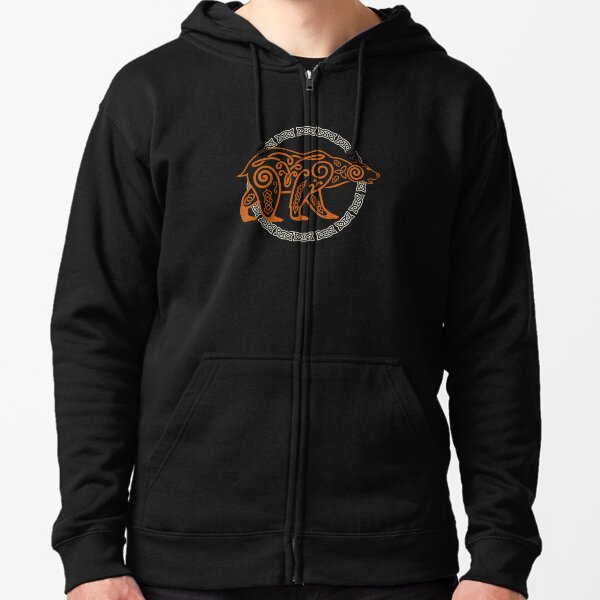Item preview, VIKING MOTIVE T-SHIRT BEAR designed and sold by UniquePrintLab.