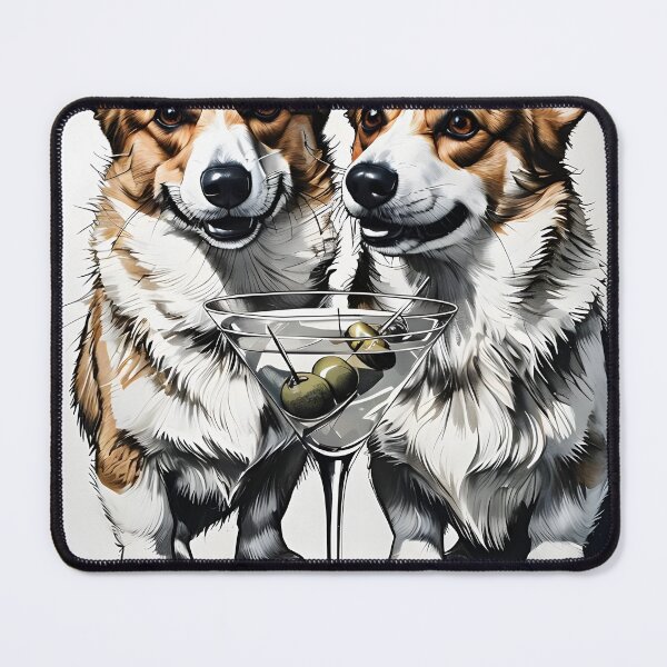 Item preview, Corgis and Cocktails designed and sold by LatonaGoods.