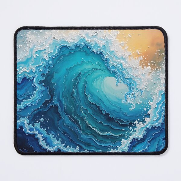 Item preview, Oceanic Waveburst - Dynamic Sea Art designed and sold by merchano.