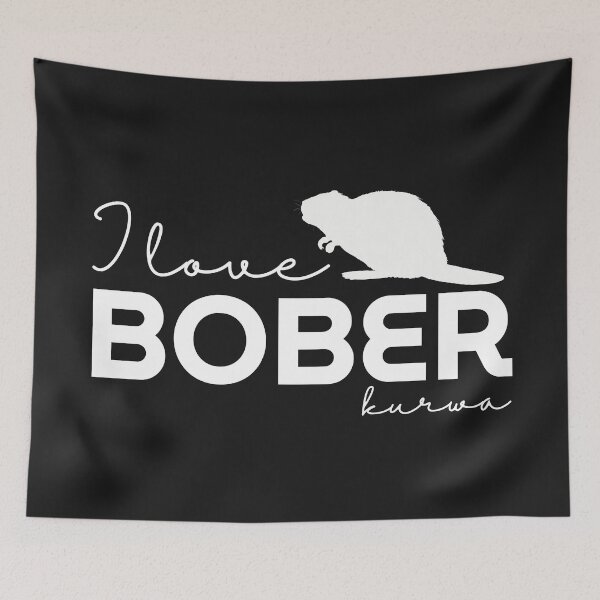 Item preview,  I Love Bober Kurwa Valentines Day Gift For Bober Fans Kurwa Bober Bobr Kurwa Polski Bobr Funny Beaver Meme designed and sold by Anniko Art Studio.