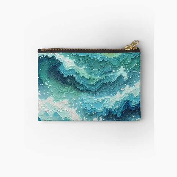 Item preview, Serene Ocean Layers - Textured Wave Art designed and sold by merchano.