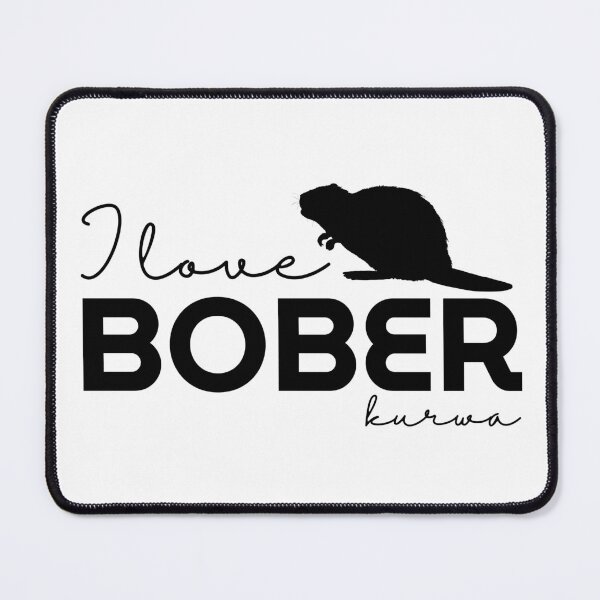 Item preview, I Love Bober Kurwa Valentines Day Gift For Bober Fans Kurwa Bober Bobr Kurwa Polski Bobr Funny Beaver Meme designed and sold by Anniko Art Studio.