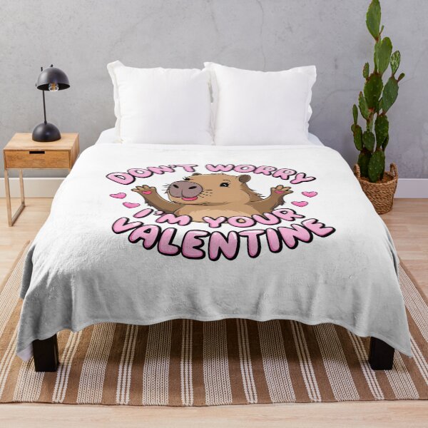 Item preview, Valentine Capybara - Don't Worry, I'm Your Valentine designed and sold by GRABAPSHOP.