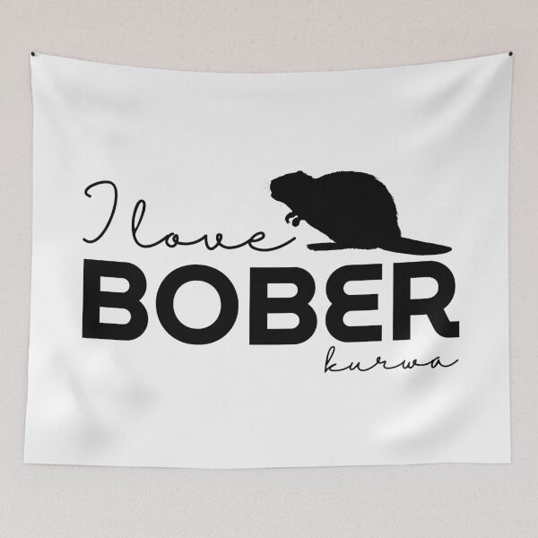 Item preview, I Love Bober Kurwa Valentines Day Gift For Bober Fans Kurwa Bober Bobr Kurwa Polski Bobr Funny Beaver Meme designed and sold by Anniko Art Studio.