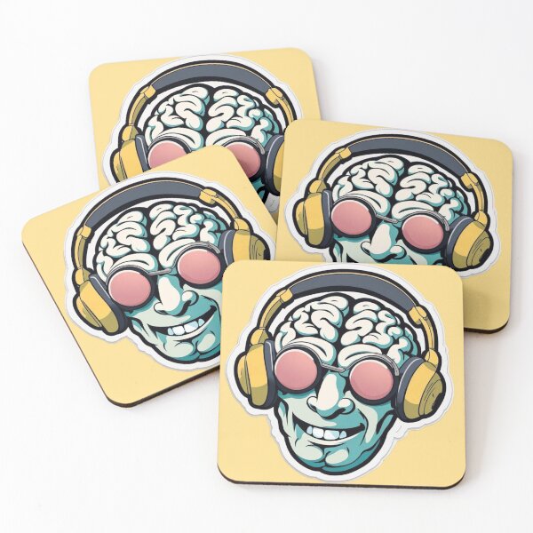 Item preview, Headphones to Brain - Zany Brainz #2 of 6 designed and sold by HauntedOpera.