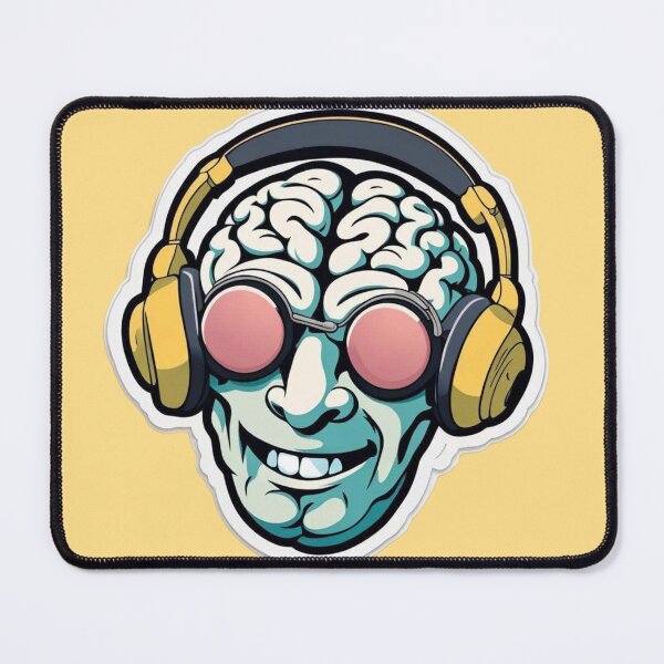 Item preview, Headphones to Brain - Zany Brainz #2 of 6 designed and sold by HauntedOpera.