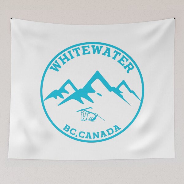 Item preview, Whitewater Mountain BC Canada Mountains Ski Snowboard Hiking designed and sold by karmdaf.