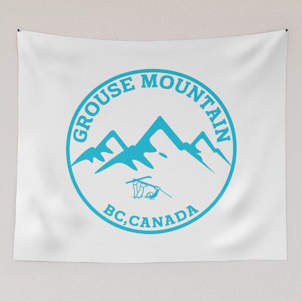 Item preview, Grouse Mountain BC Canada Mountains Ski Snowboard Hiking designed and sold by karmdaf.