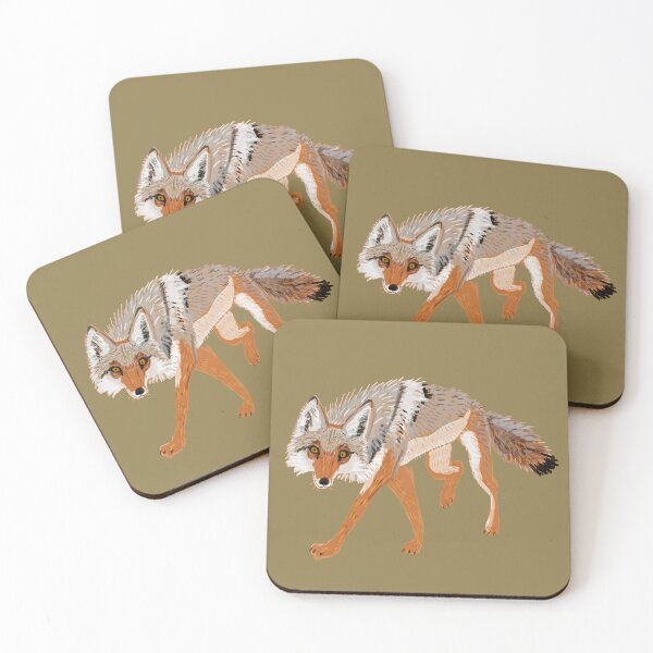 Aperçu de l'œuvre Corps entier du coyote totem créée et vendue par belettelepink.