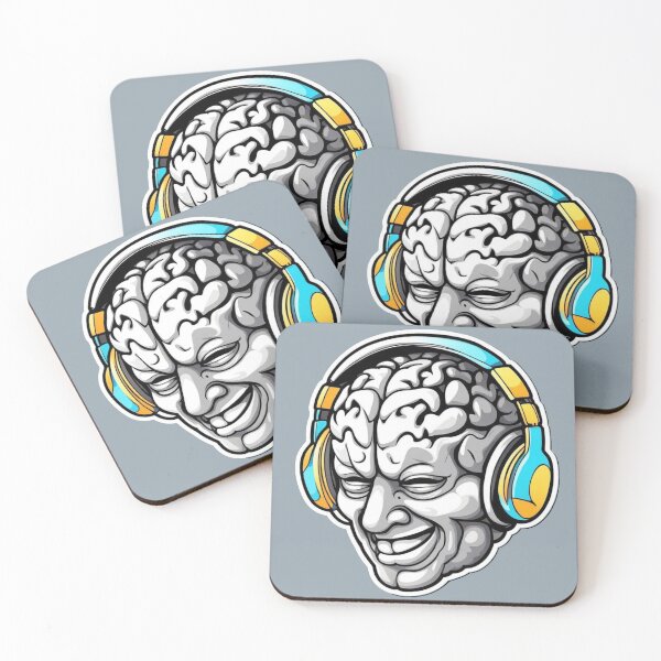 Item preview, Headphones to Brain - Zany Brainz #3 of 6 designed and sold by HauntedOpera.