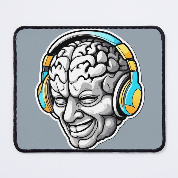 Item preview, Headphones to Brain - Zany Brainz #3 of 6 designed and sold by HauntedOpera.