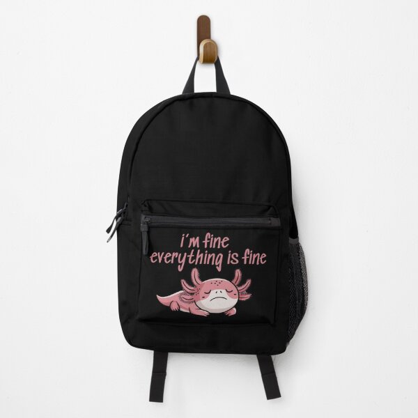 Item preview, Axolotl Lovers, Cute Axolotl , Im fine, Everything is fine, Nope, not today, Introvert gift, Work balance, Slow life designed and sold by KolorellaS.