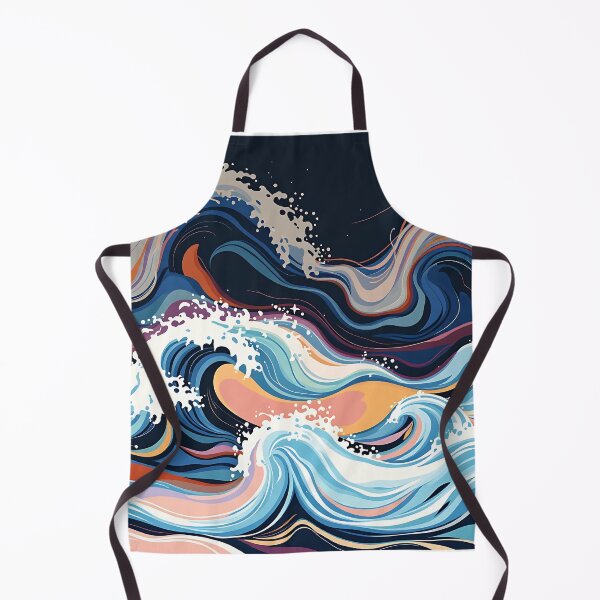 Item preview, Vibrant Waves - Abstract Ocean Art designed and sold by merchano.