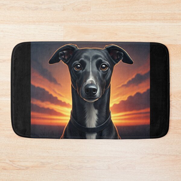 Item preview, Black Whippet at Sunset designed and sold by Fia2025.