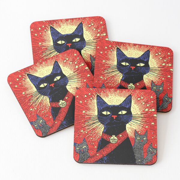 Item preview, Cosmic Cat Coven designed and sold by shafranietz.