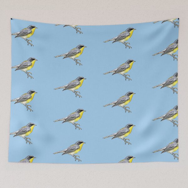 Item preview, Tropical Parula Black Alternate Design  designed and sold by designsasstultd.