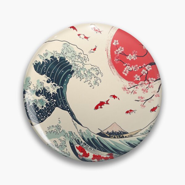 Item preview, Koi and Kanagawa designed and sold by NomadicDreamer.