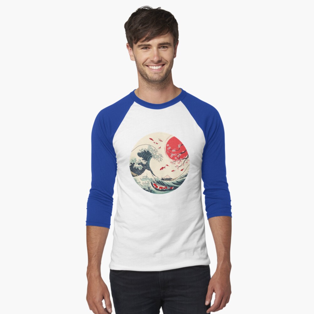 Item preview, Baseball ¾ Sleeve T-Shirt designed and sold by NomadicDreamer.