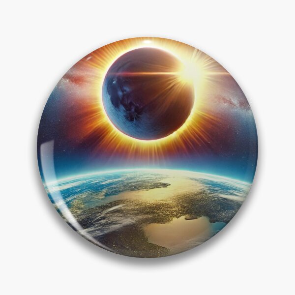 Item preview, A Solar Eclipse from Space designed and sold by GlassPenny.