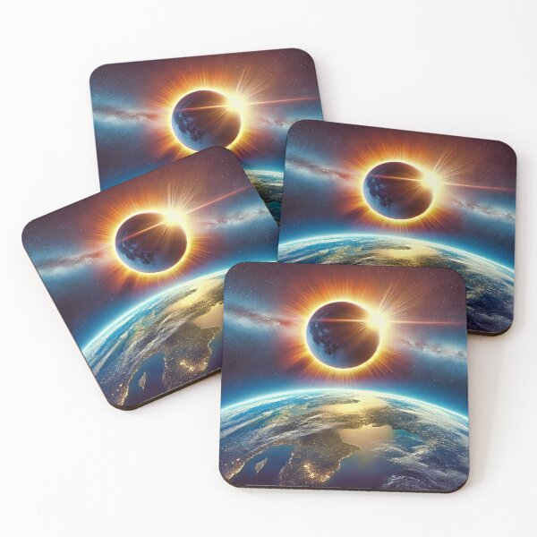 Item preview, A Solar Eclipse from Space designed and sold by GlassPenny.
