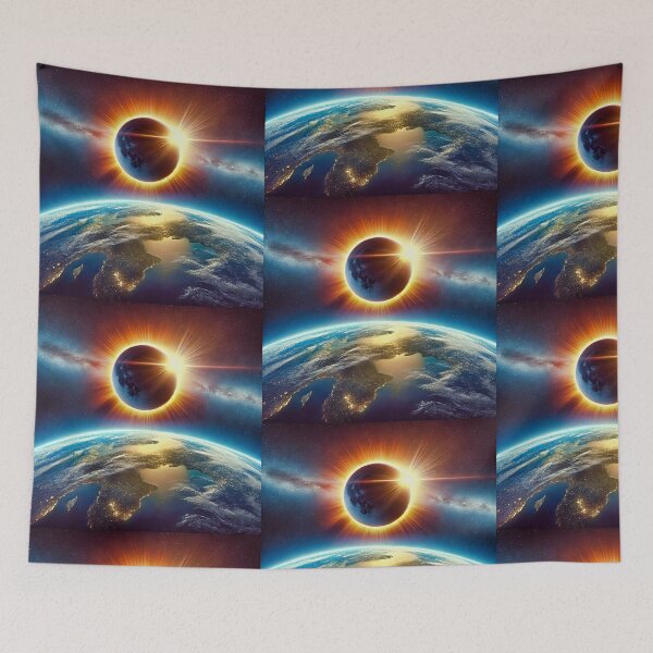 Item preview, A Solar Eclipse from Space designed and sold by GlassPenny.