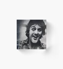 Jay Leno Charcoal Drawing Acrylic Block