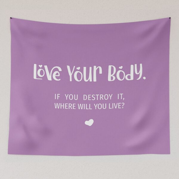 Item preview, Love Your Body., Unique designed and sold by villacreativa.