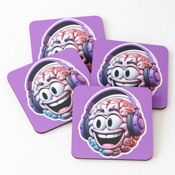 Item preview, Headphones to Brain - Zany Brainz #5 of 6 designed and sold by HauntedOpera.